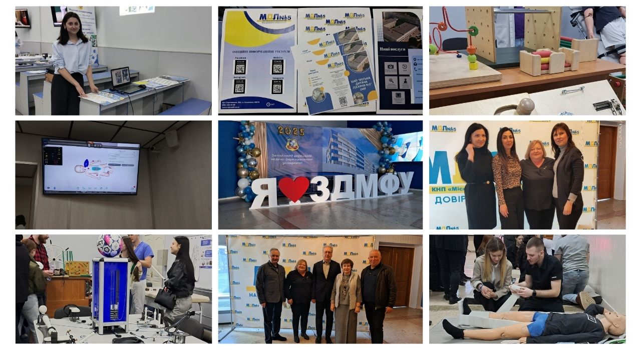 Ярмарок медичних професій в ЗДМФУ детская больница запорожье КНП «Міська дитяча лікарня №5» ЗМР – це єдина у місті Запоріжжі багатопрофільна дитяча лікарня, де сконцентровано всі види надання спеціалізованої медичної допомоги дитячому населенню: стаціонарної, консультативної амбулаторно-поліклінічної та виїзної для інтенсивної терапії новонародженим. Ярмарок медичних професій в ЗДМФУ детская больница запорожье КНП «Міська дитяча лікарня №5» ЗМР – це єдина у місті Запоріжжі багатопрофільна дитяча лікарня, де сконцентровано всі види надання спеціалізованої медичної допомоги дитячому населенню: стаціонарної, консультативної амбулаторно-поліклінічної та виїзної для інтенсивної терапії новонародженим.