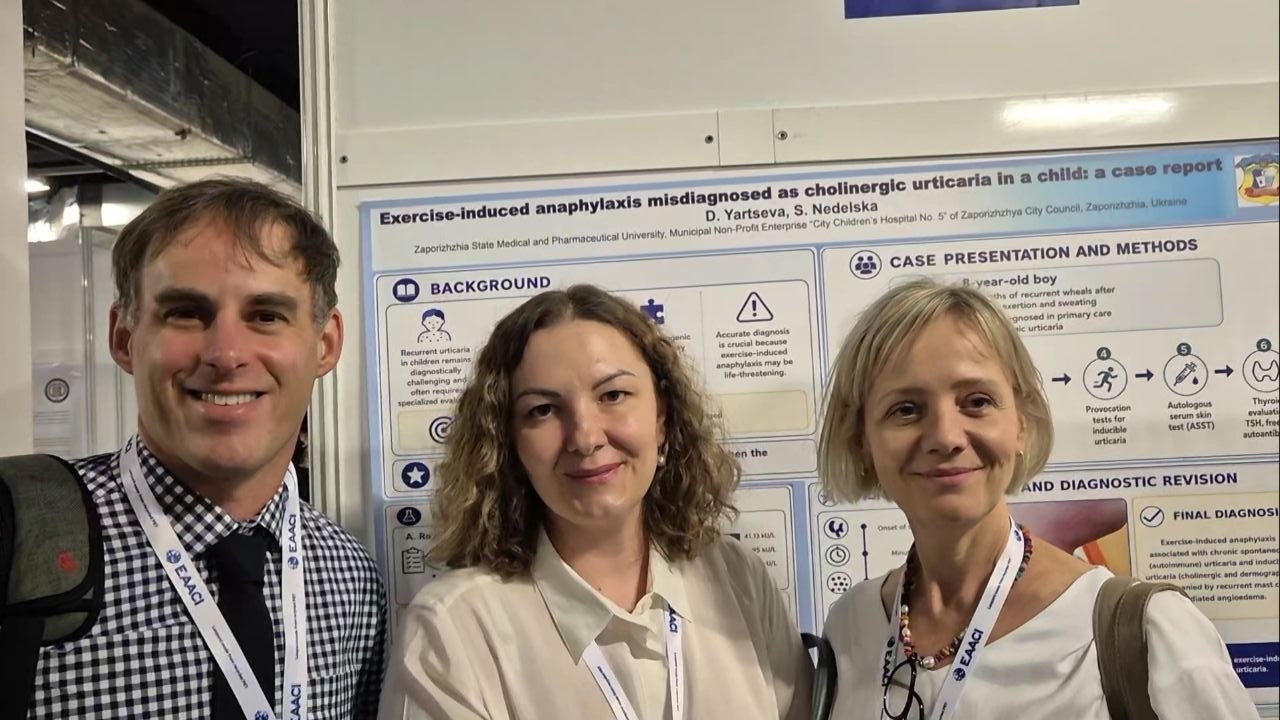 EAACI Congress 2026. Ярцева Дар'я Олександрівна