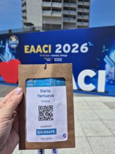 Ярцева Дар'я Олександрівна. EAACI 2026